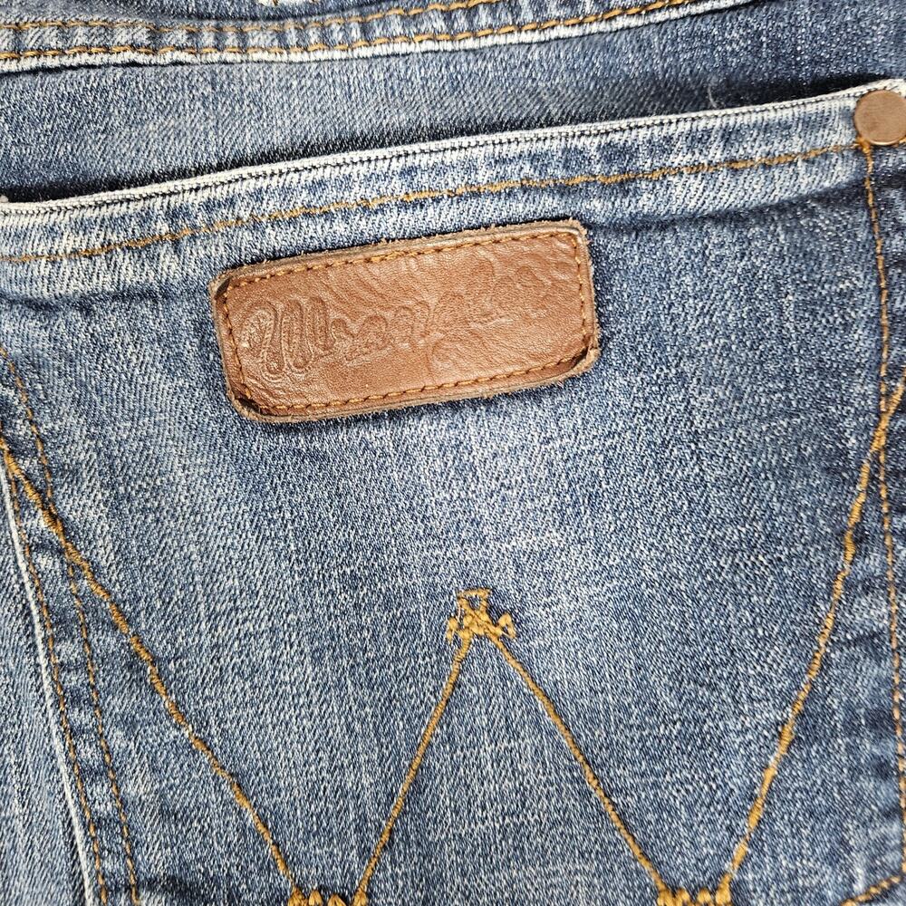 Wrangler Retro Jeans Mens 34X28 (Tag 36X30) Blue Relaxed Boot Cowboy Western - Picture 5 of 10